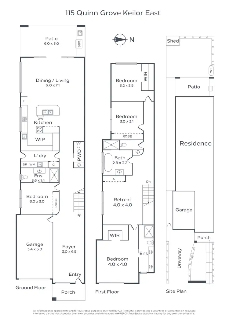 Floorplan of Homely house listing, 115 Quinn Grove, Keilor East VIC 3033
