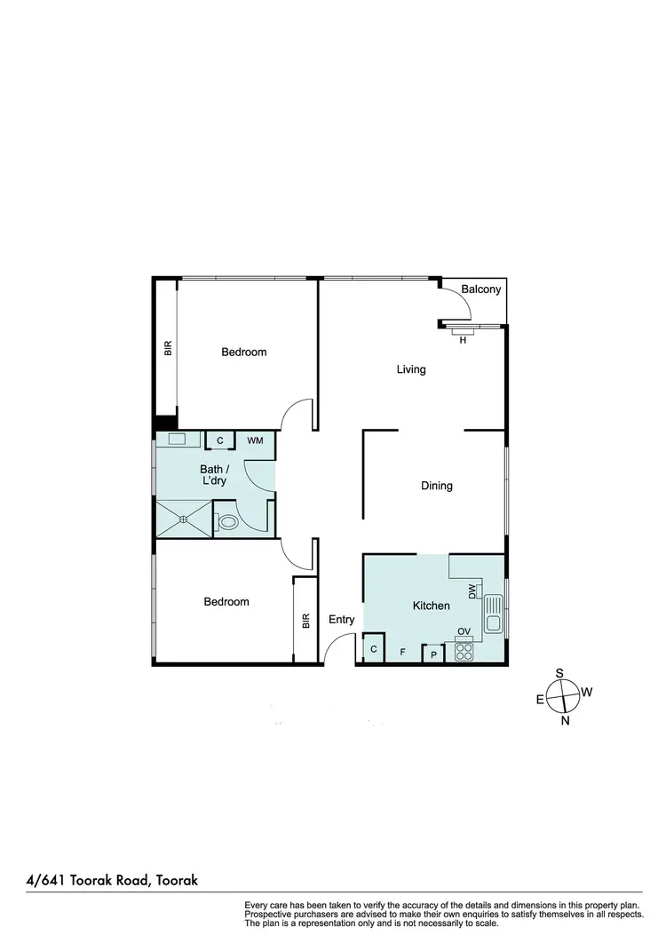 Floorplan of Homely apartment listing, 4/641 Toorak Road, Toorak VIC 3142