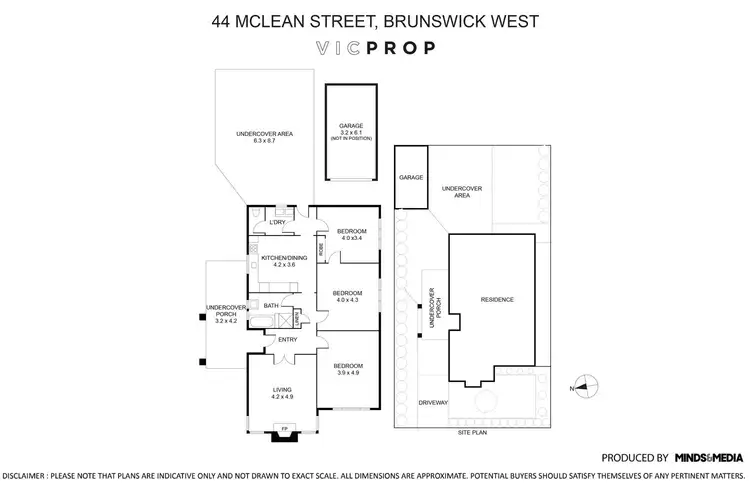 Floorplan of Homely house listing, 44 Mclean Street, Brunswick West VIC 3055