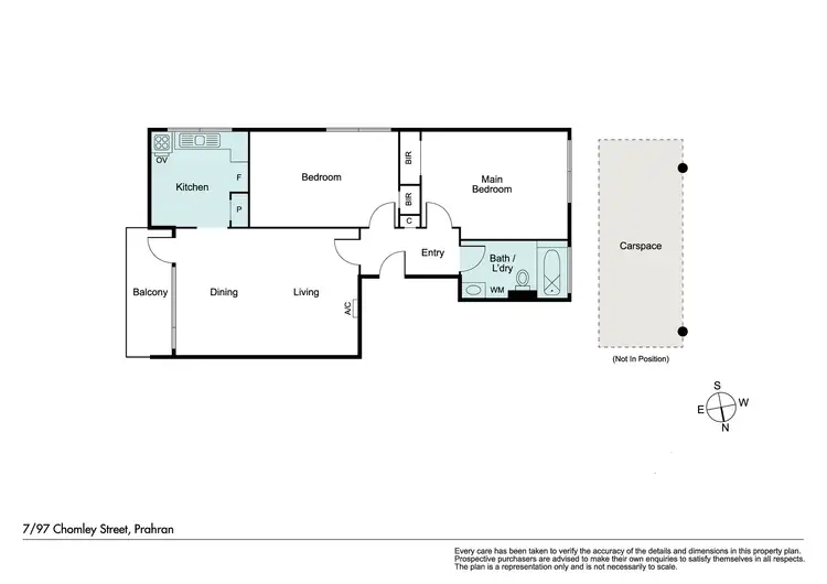 Floorplan of Homely apartment listing, 7/97 Chomley Street, Prahran VIC 3181
