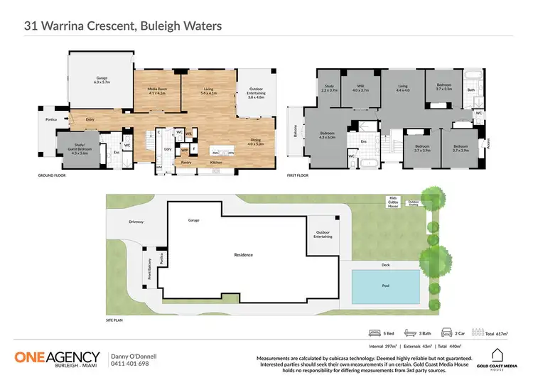 Floorplan of Homely house listing, 31 Warrina Crescent, Burleigh Waters QLD 4220