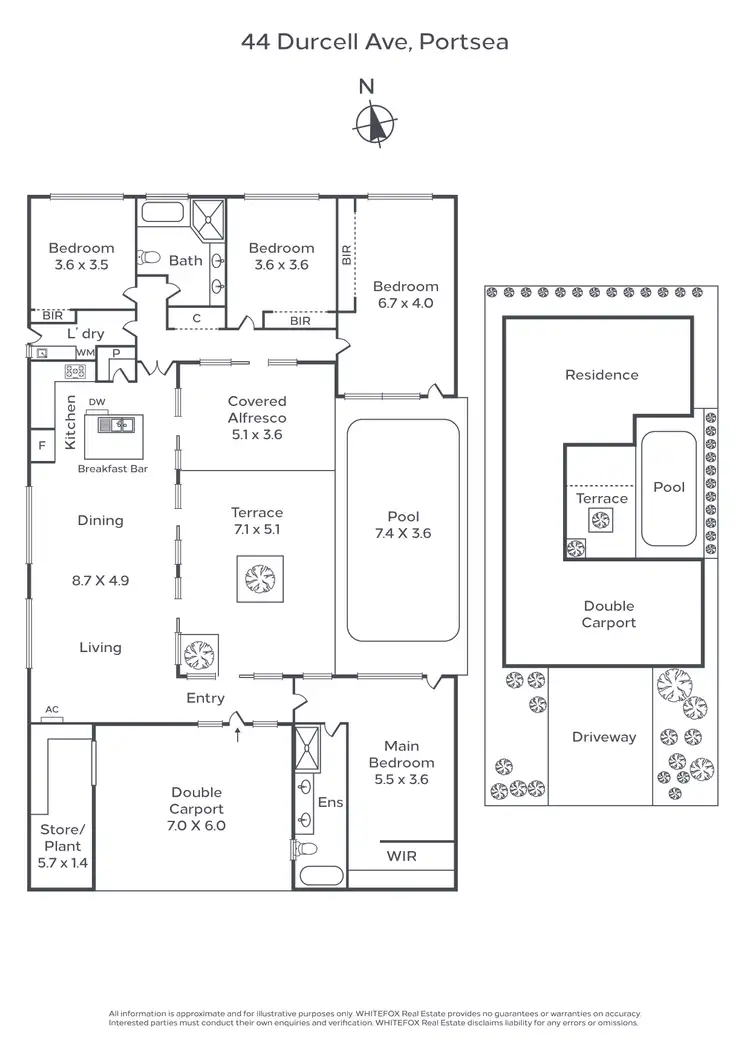 Floorplan of Homely house listing, 44 Durcell Avenue, Portsea VIC 3944