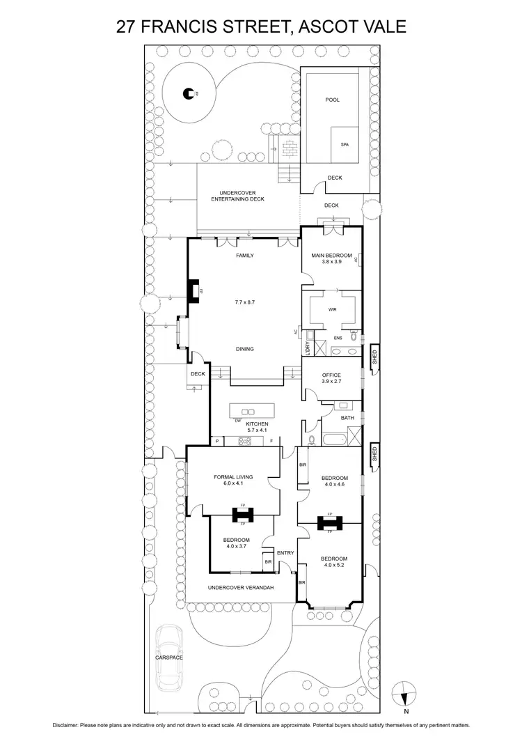 Floorplan of Homely house listing, 27 Francis Street, Ascot Vale VIC 3032