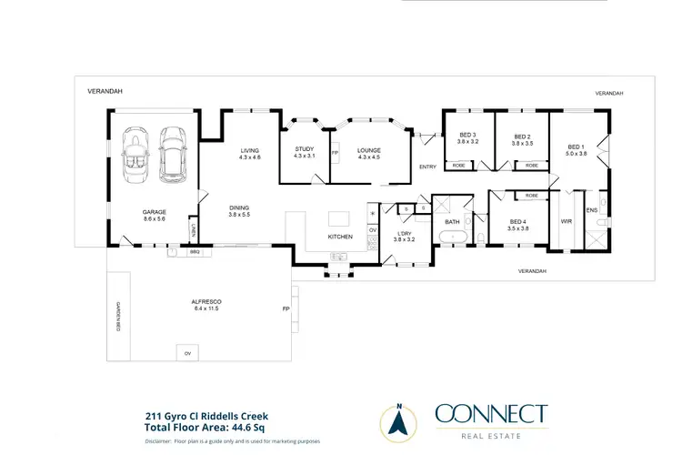 Floorplan of Homely house listing, 211 Gyro Close, Riddells Creek VIC 3431