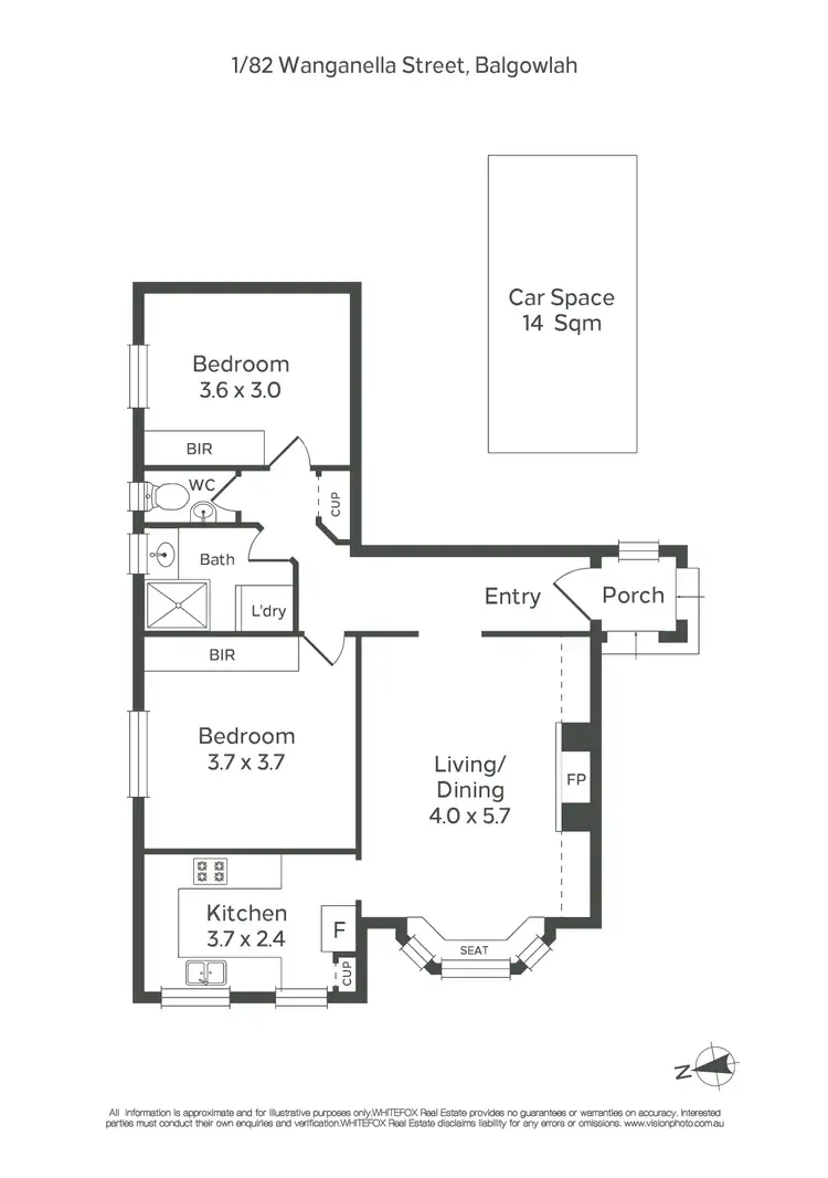 Floorplan of Homely apartment listing, 1/82 Wanganella Street, Balgowlah NSW 2093