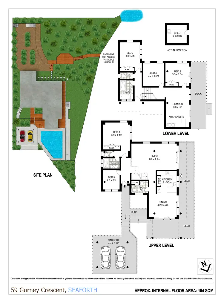 Floorplan of Homely house listing, 59 Gurney Crescent, Seaforth NSW 2092
