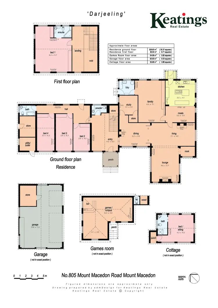 Floorplan of Homely house listing, 805 Mount Macedon Road, Mount Macedon VIC 3441