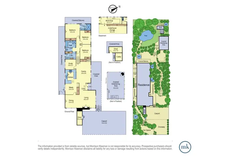Floorplan of Homely house listing, 7 Ashdale Grove, Eltham VIC 3095
