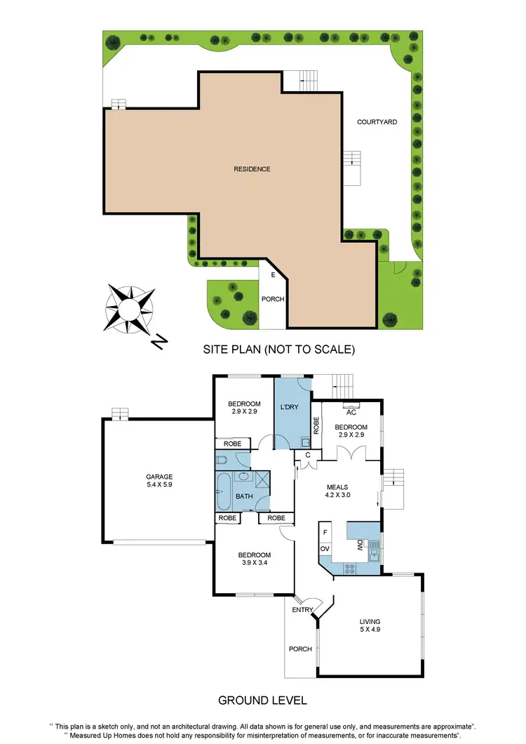 Floorplan of Homely unit listing, 6/4 Ryland Avenue, Croydon VIC 3136