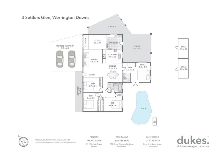 Floorplan of Homely house listing, 3 Settlers Glen, Werrington Downs NSW 2747