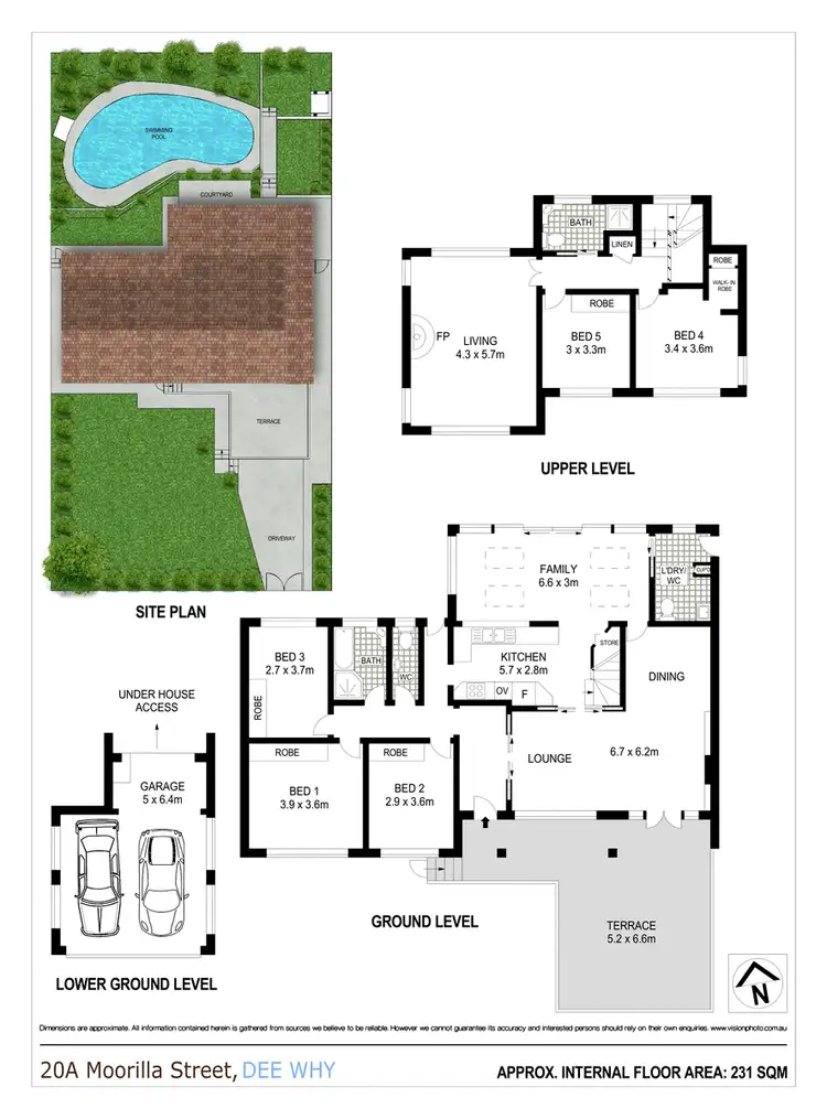 Floorplan of Homely house listing, 20A Moorilla Street, Dee Why NSW 2099