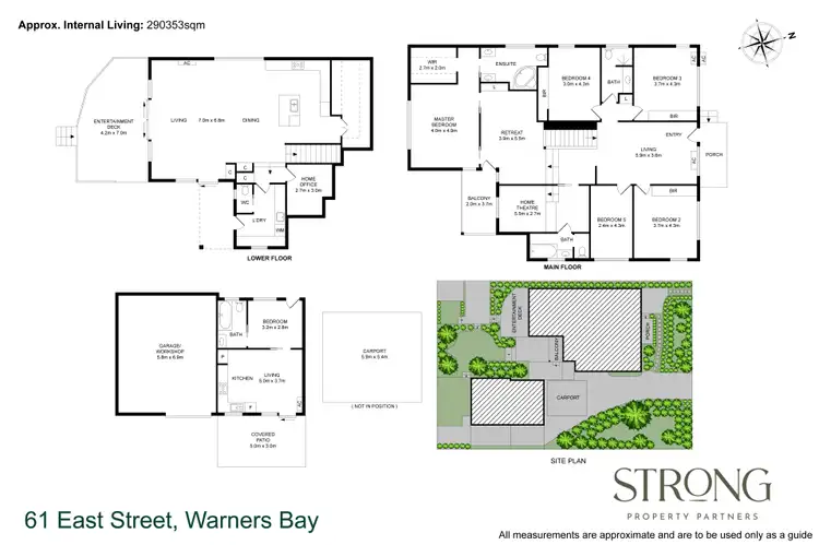 Floorplan of Homely house listing, 61 East Street, Warners Bay NSW 2282