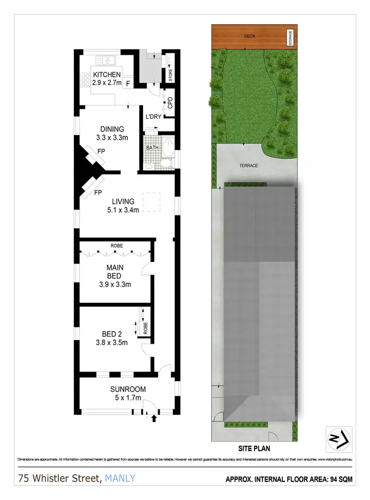 Floorplan of Homely house listing, 75 Whistler Street, Manly NSW 2095