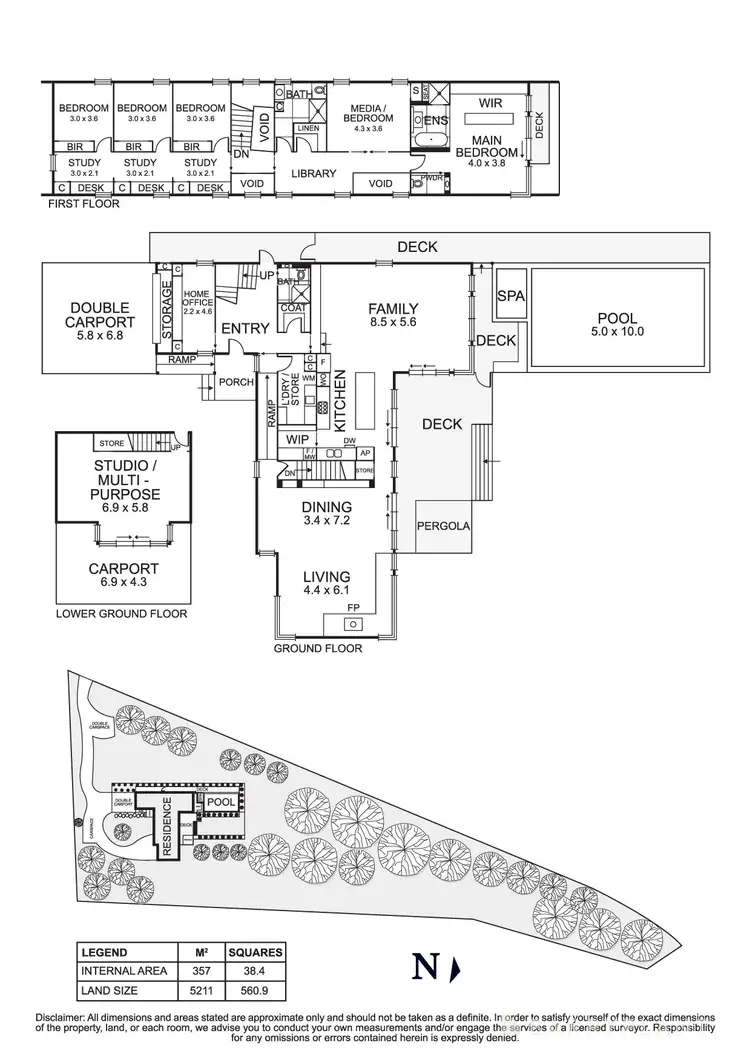 Floorplan of Homely house listing, 319 Oban Road, Donvale VIC 3111