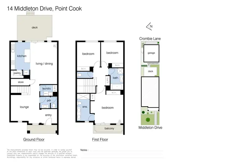 Floorplan of Homely house listing, 14 Middleton Drive, Point Cook VIC 3030