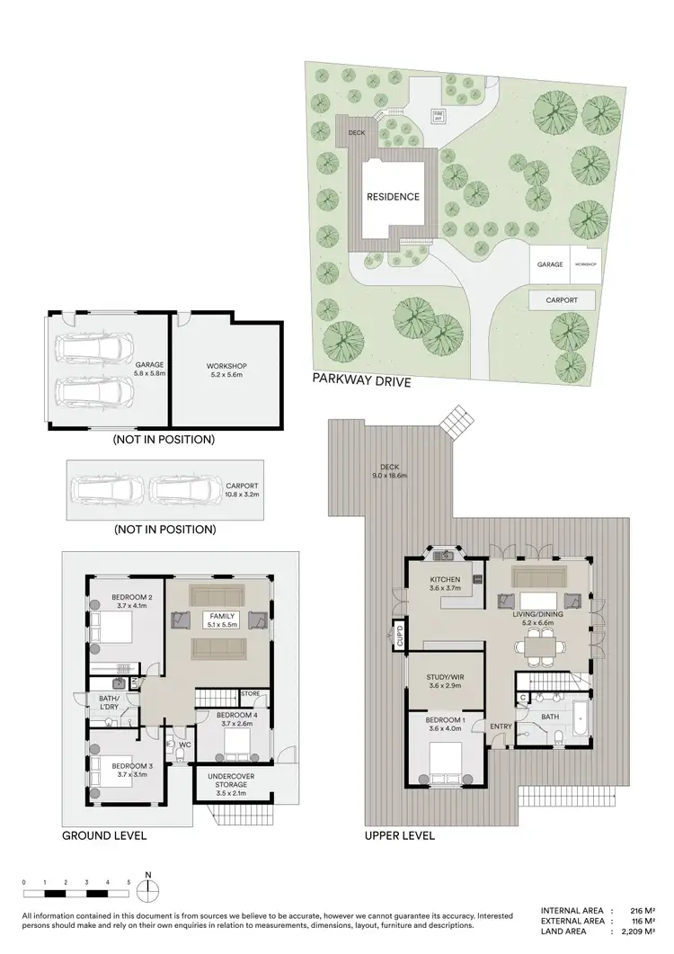Floorplan of Homely house listing, 42 Parkway Drive, Ewingsdale NSW 2481