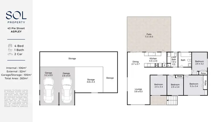 Floorplan of Homely house listing, 43 Pie Street, Aspley QLD 4034