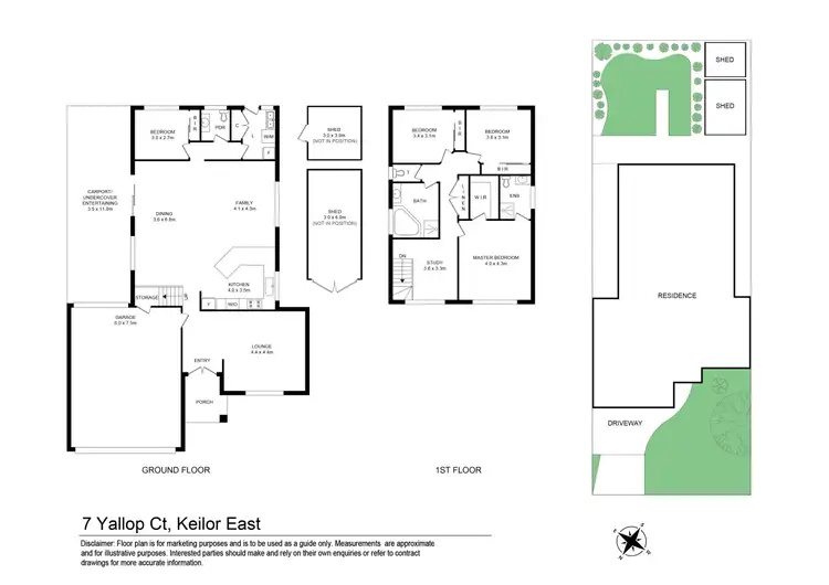Floorplan of Homely house listing, 7 Yallop Court, Keilor East VIC 3033