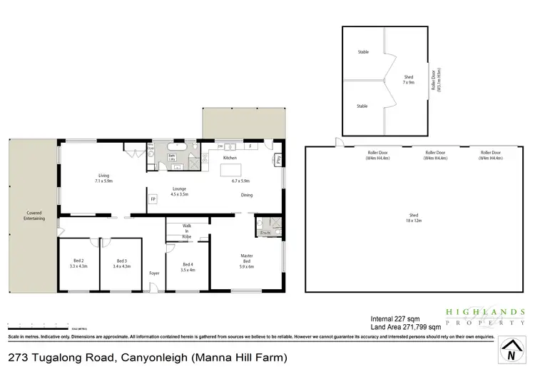 Floorplan of Homely rural property listing, 273 Tugalong Road, Canyonleigh NSW 2577