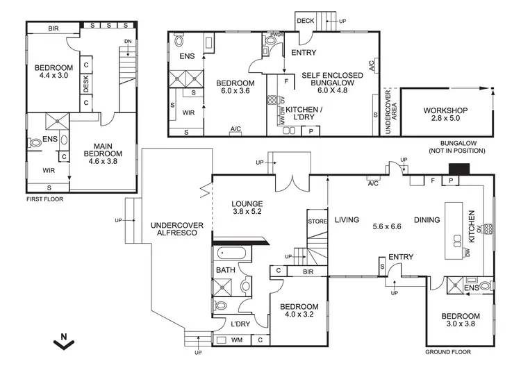 Floorplan of Homely house listing, 6 Fallons Way, Bayswater VIC 3153