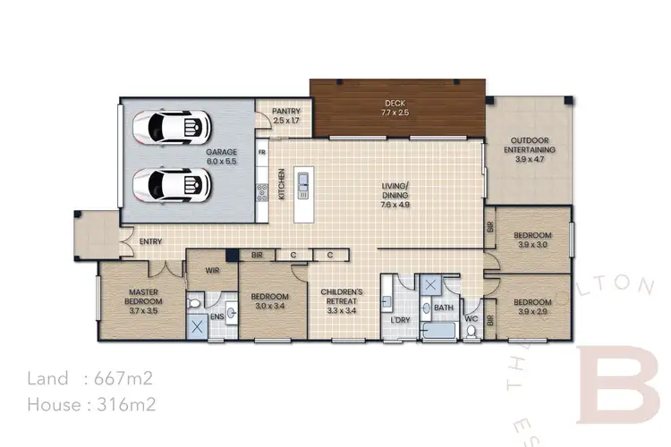 Floorplan of Homely house listing, 20 Conte Circuit, Augustine Heights QLD 4300