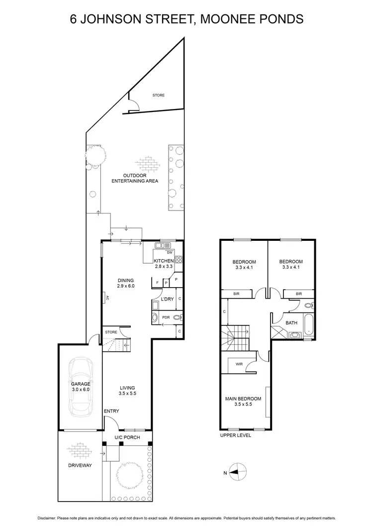 Floorplan of Homely house listing, 6 Johnson Street, Moonee Ponds VIC 3039