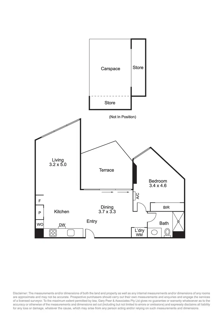 Floorplan of Homely apartment listing, 801/105 Punt Road, Windsor VIC 3181