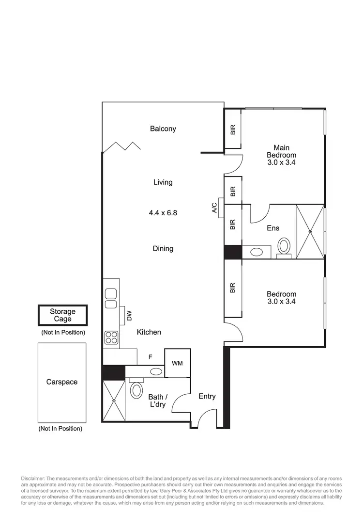 Floorplan of Homely apartment listing, 205/127-129 Murray Street, Caulfield VIC 3162