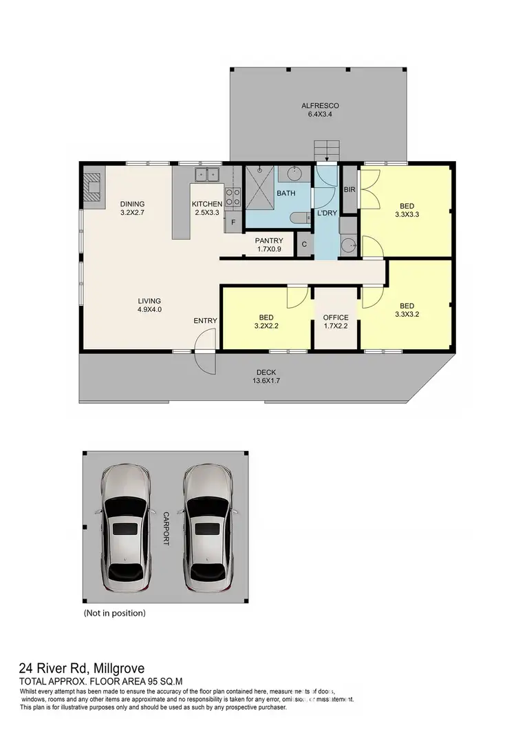 Floorplan of Homely house listing, 24 River Road, Millgrove VIC 3799