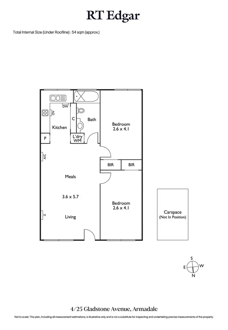 Floorplan of Homely apartment listing, 4/25 Gladstone Avenue, Armadale VIC 3143