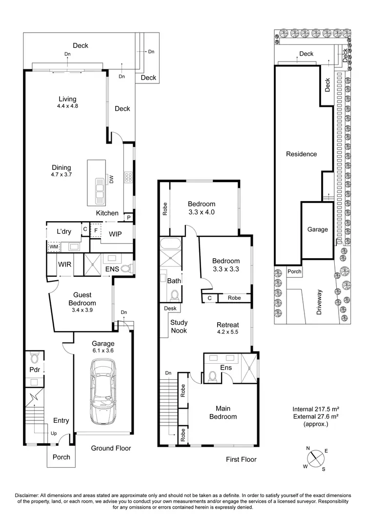 Floorplan of Homely townhouse listing, 19B Riddle Street, Bentleigh VIC 3204