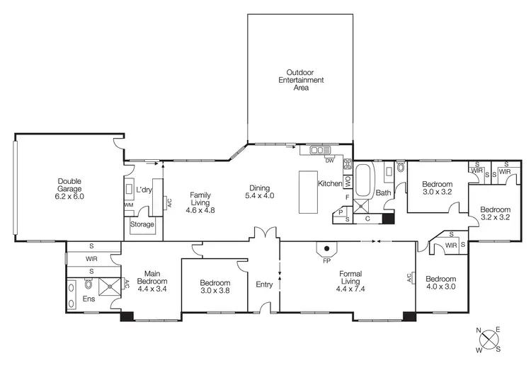 Floorplan of Homely house listing, 8 Valley Drive, Beaconsfield Upper VIC 3808