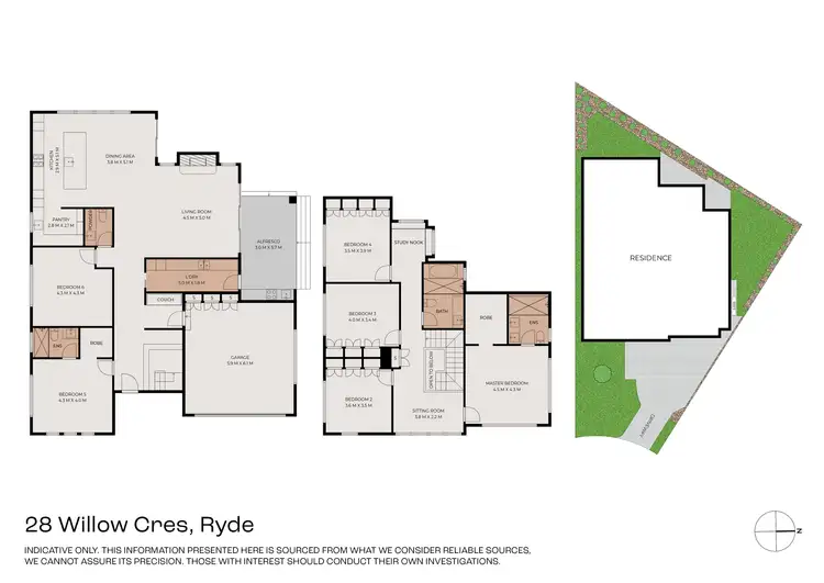 Floorplan of Homely house listing, 28 Willow Crescent, Ryde NSW 2112
