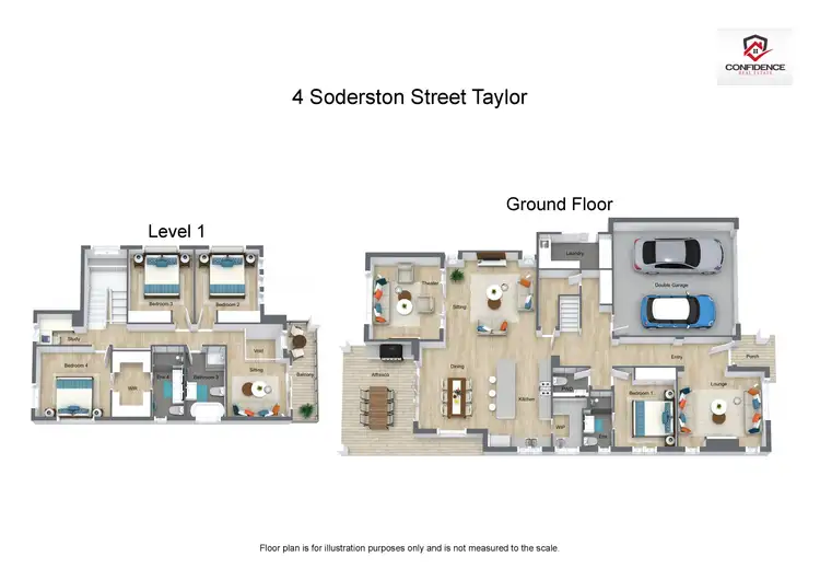 Floorplan of Homely house listing, 4 Soderston Street, Taylor ACT 2913