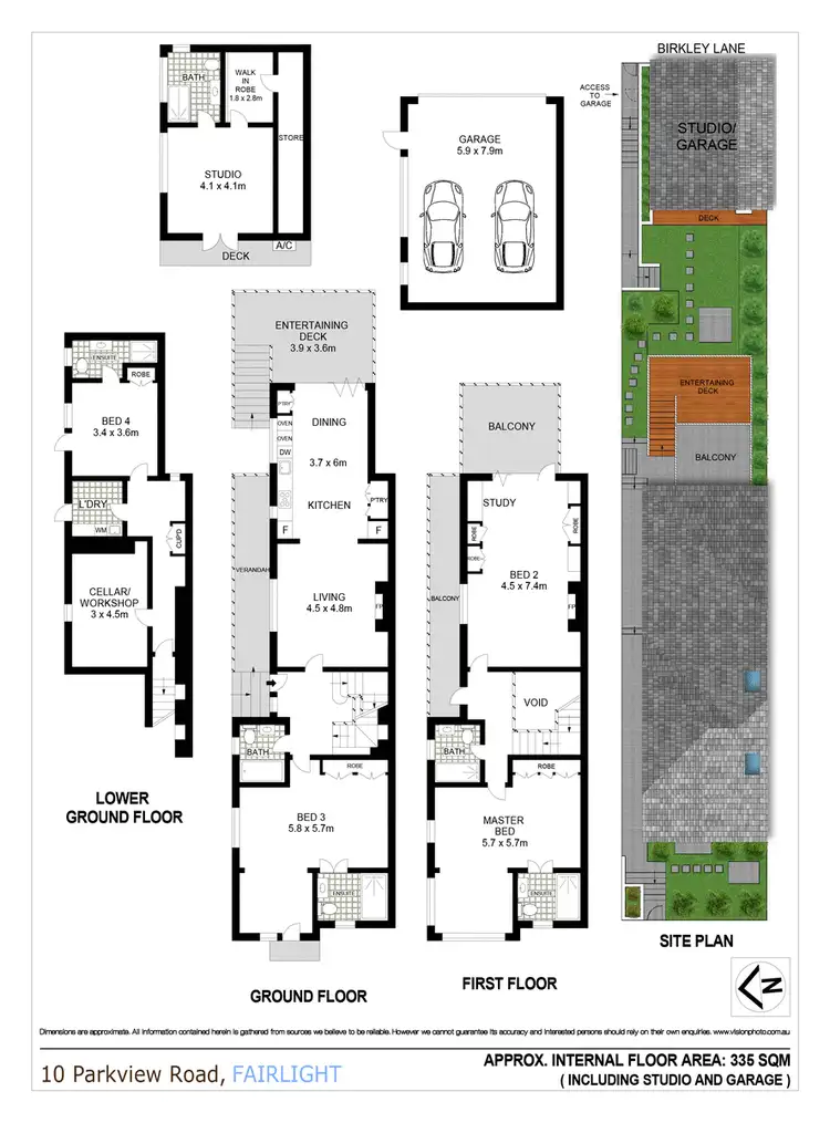 Floorplan of Homely house listing, 10 Parkview Road, Fairlight NSW 2094