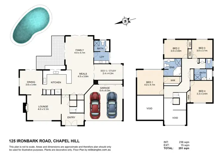 Floorplan of Homely house listing, 125 Ironbark Road, Chapel Hill QLD 4069