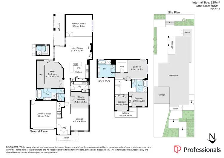 Floorplan of Homely house listing, 22 Leinster Street, Ormond VIC 3204