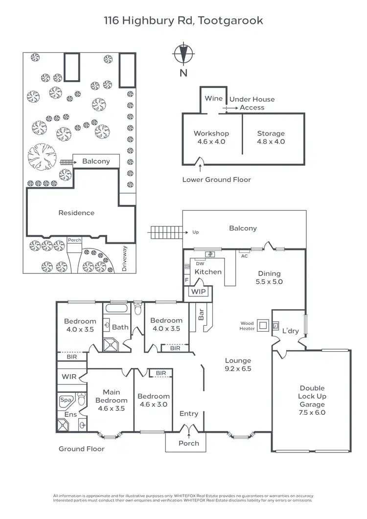 Floorplan of Homely house listing, 116 Highbury Road, Tootgarook VIC 3941