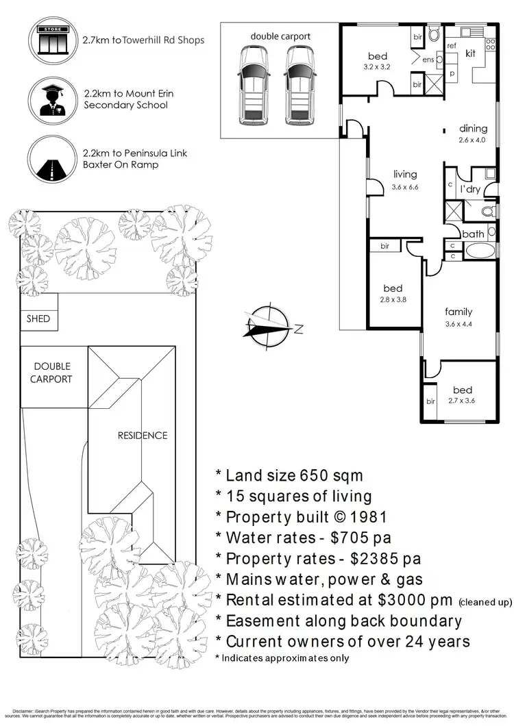 Floorplan of Homely house listing, 5 Arkindale Place, Frankston South VIC 3199