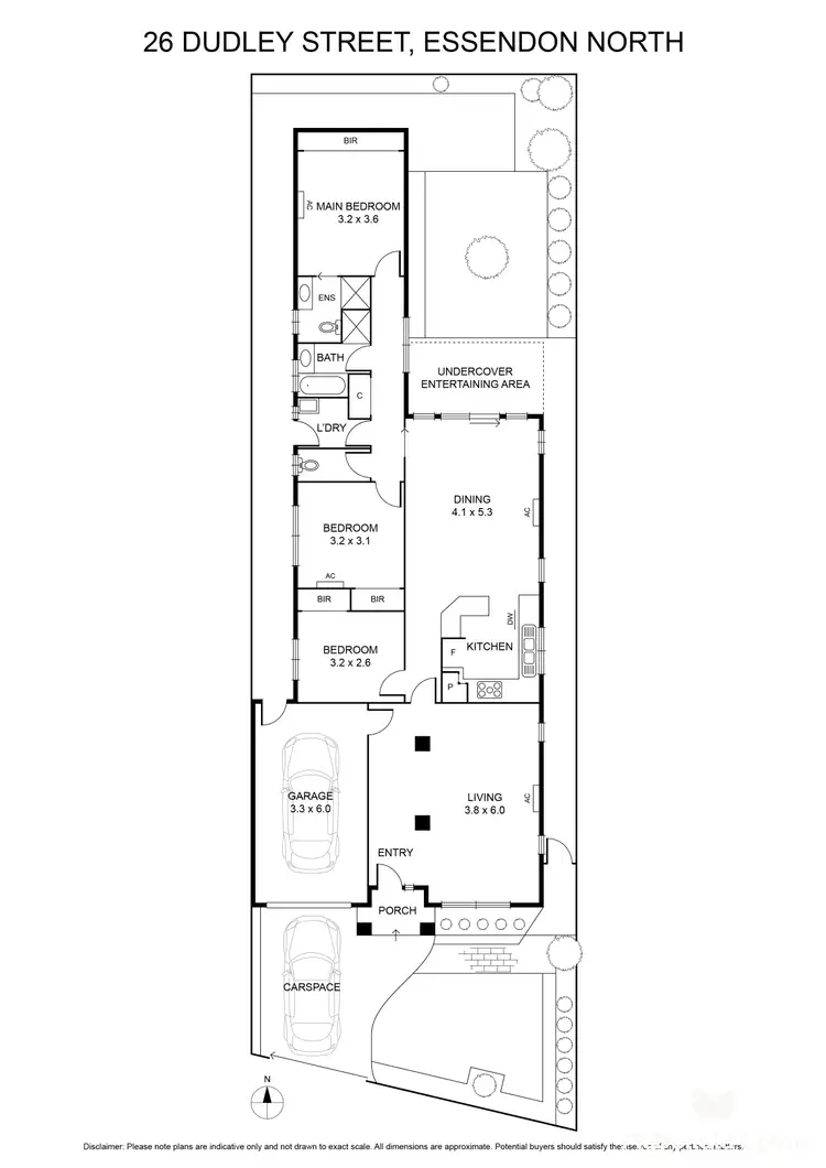 Floorplan of Homely house listing, 26 Dudley Street, Essendon North VIC 3041