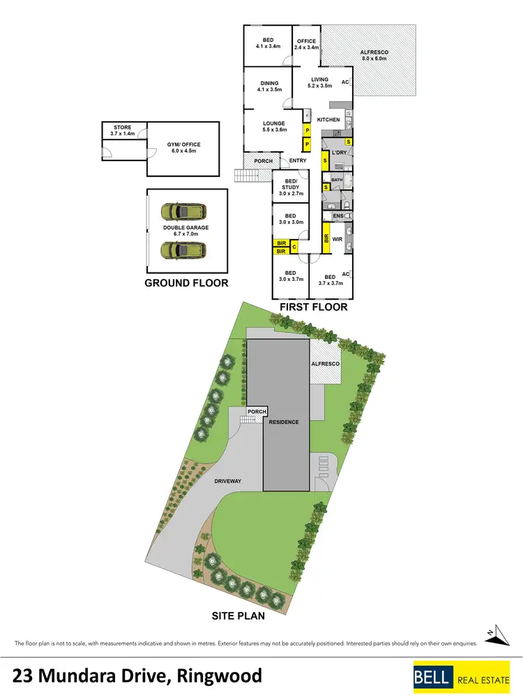 Floorplan of Homely house listing, 23 Mundara Drive, Ringwood VIC 3134