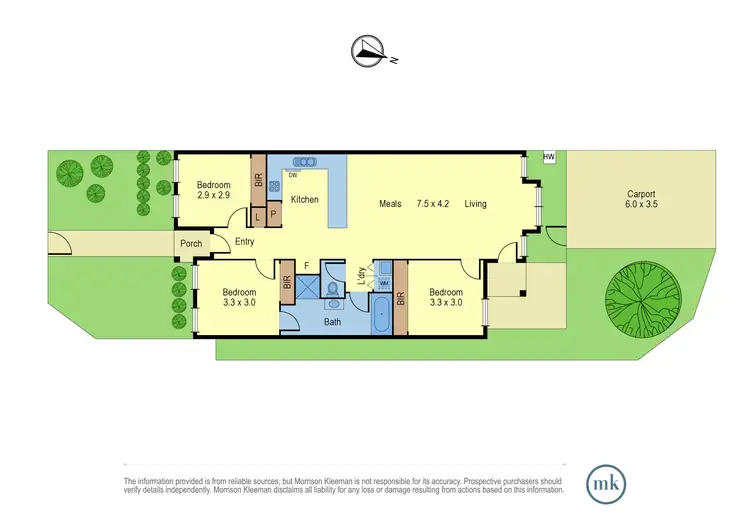 Floorplan of Homely unit listing, 27/292-324 McKimmies Road, Mill Park VIC 3082
