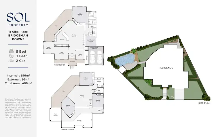 Floorplan of Homely house listing, 11 Alba Place, Bridgeman Downs QLD 4035