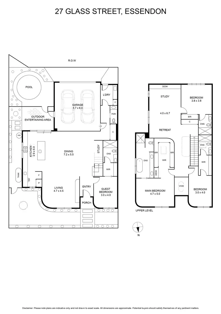 Floorplan of Homely house listing, 27 Glass Street, Essendon VIC 3040