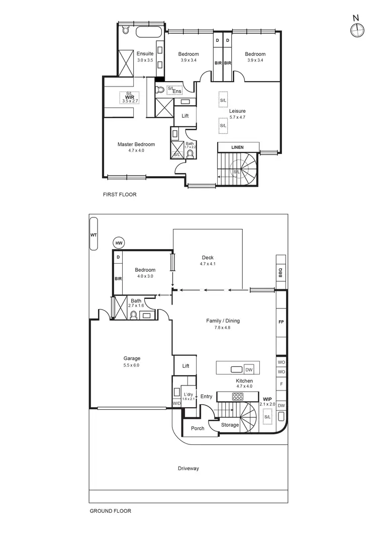 Floorplan of Homely townhouse listing, 3/1 Stephens Street, Caulfield VIC 3162