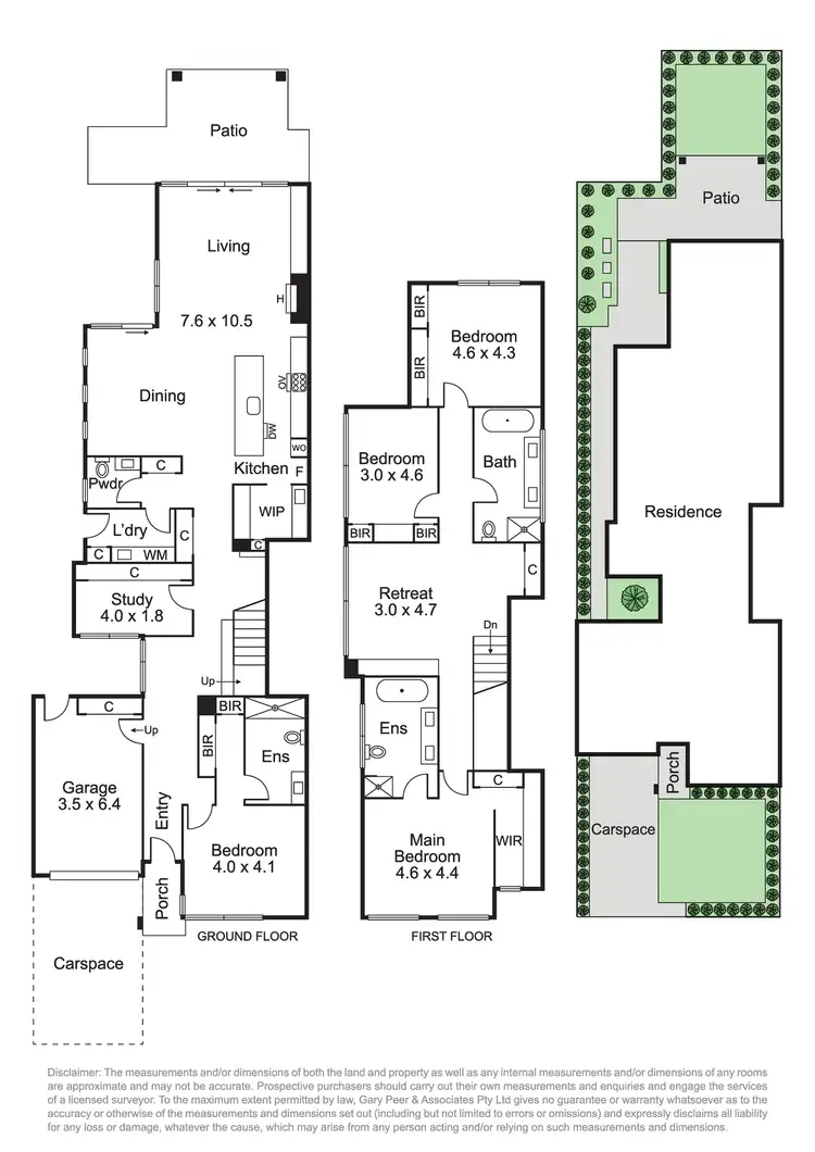 Floorplan of Homely townhouse listing, 2/18 Marara Road, Caulfield South VIC 3162
