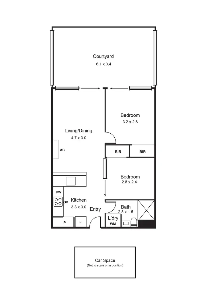 Floorplan of Homely apartment listing, G08/48 Blenheim Street, Balaclava VIC 3183