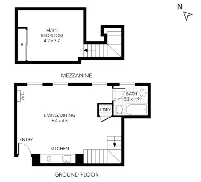 Floorplan of Homely apartment listing, 505/318 Little Bourke Street, Melbourne VIC 3000