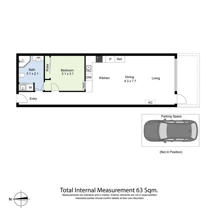 Floorplan of Homely apartment listing, 9/31 Moreland Street, Footscray VIC 3011