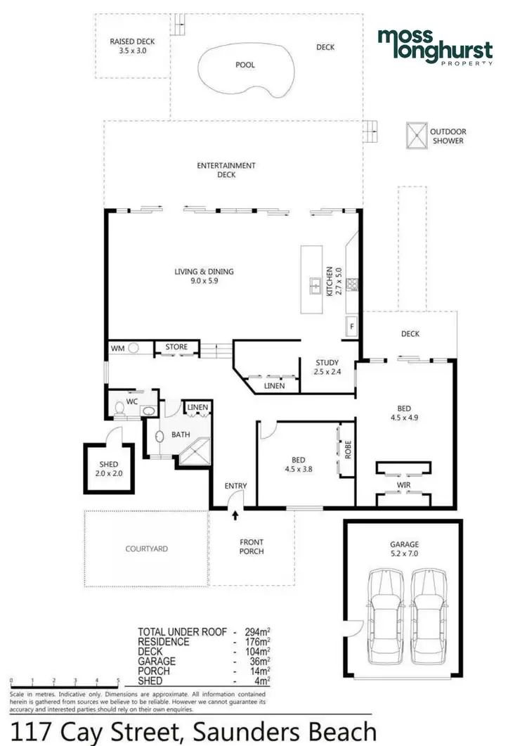 Floorplan of Homely house listing, 117 Cay Street, Saunders Beach QLD 4818